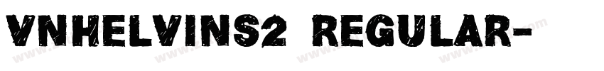VnHelvIns2 Regular字体转换